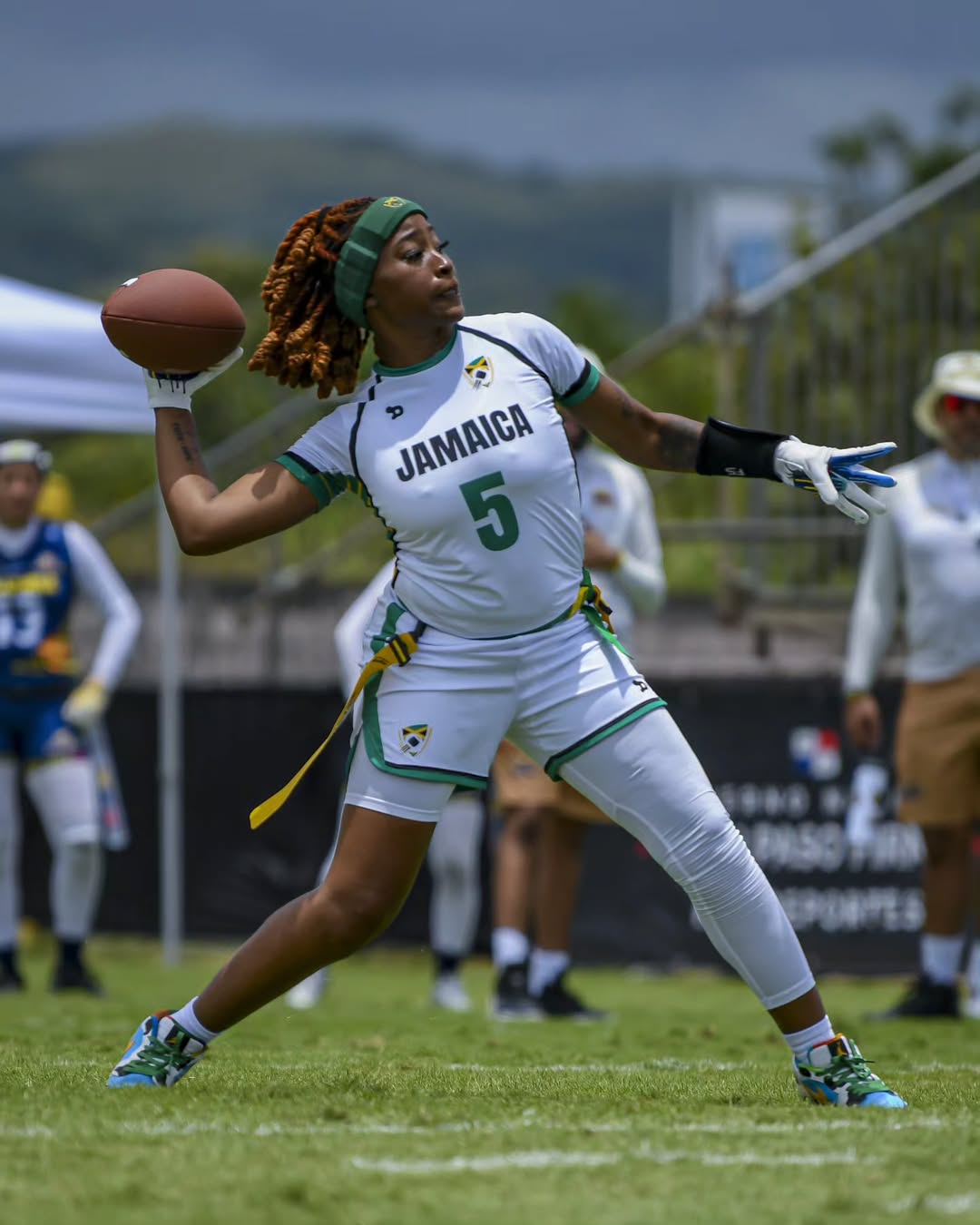 Jamaica woman quarterback